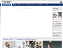 Tablet Screenshot of ludwig-armaturen.de